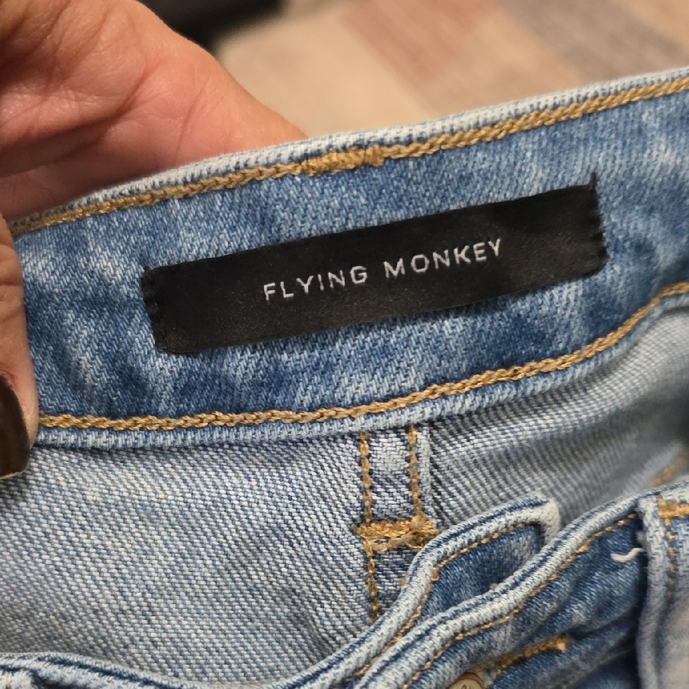 Flying Monkey Light Blue High Rise Jeans - Picture 2 of 3